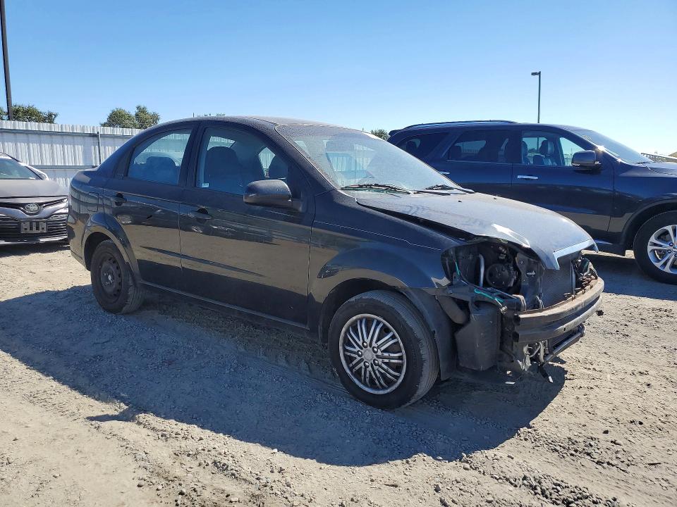 2011 Chevrolet Aveo VIN KL1TD5DEXBB193700 COPART salvage auction — FRONT END, CA - SALVAGE CERTIFICATE, sold $300 on 2026-07-21 (photo 4)