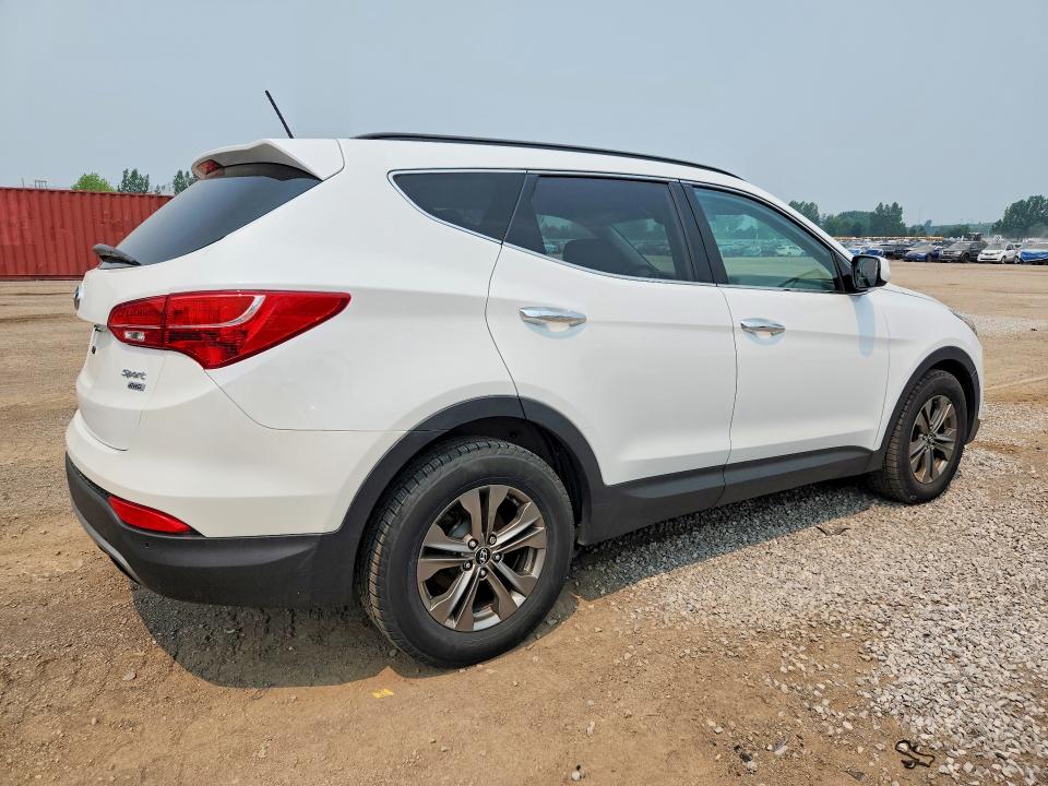 2014 Hyundai Santa fe VIN 5XYZUDLBXEG181626 COPART salvage auction — FRONT END, On - Permit No Brand - Unfit, sold $1,250 on 2026-07-28 (photo 3)