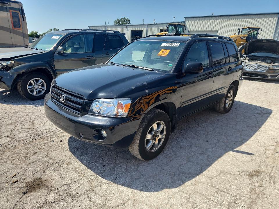 2005 Toyota Highlander VIN JTEDP21A950074360 COPART salvage auction — MECHANICAL, Ks - Dealer Only Clean Title, sold $200 on 2026-07-30 (photo 1)