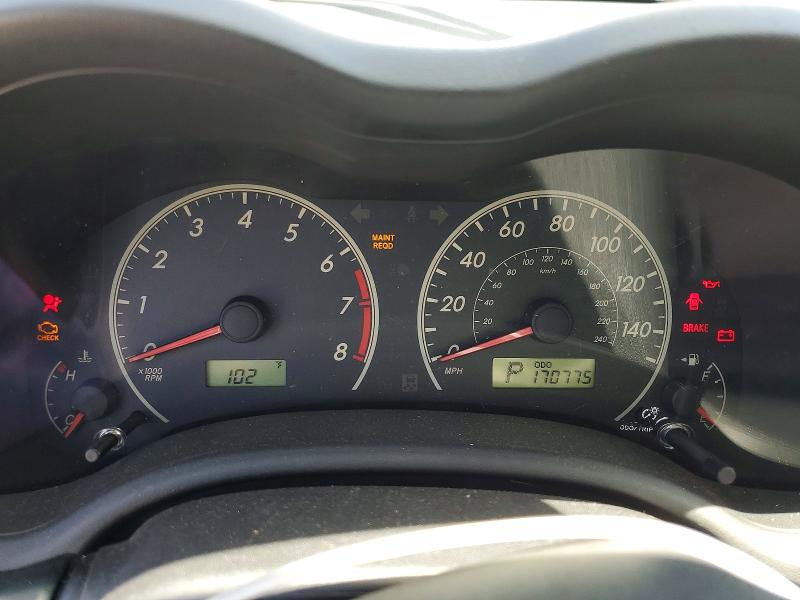 2011 Toyota Corolla VIN JTDBU4EE4B9144366 COPART salvage auction — FRONT END, FL - CERTIFICATE OF TITLE, sold $575 on 2026-07-10 (photo 9)
