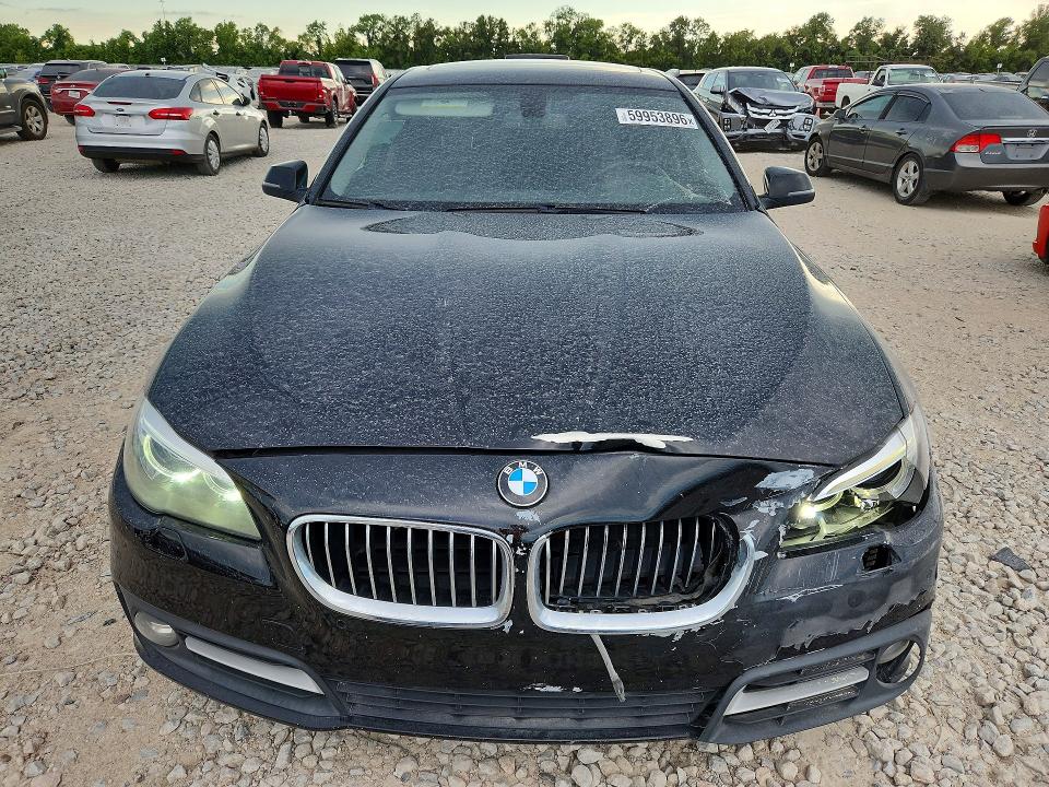 2016 BMW 5er VIN WBA5A5C58GG353818 COPART salvage auction — FRONT END, TX - CERTIFICATE OF TITLE, sold $2,650 on 2026-07-28 (photo 5)