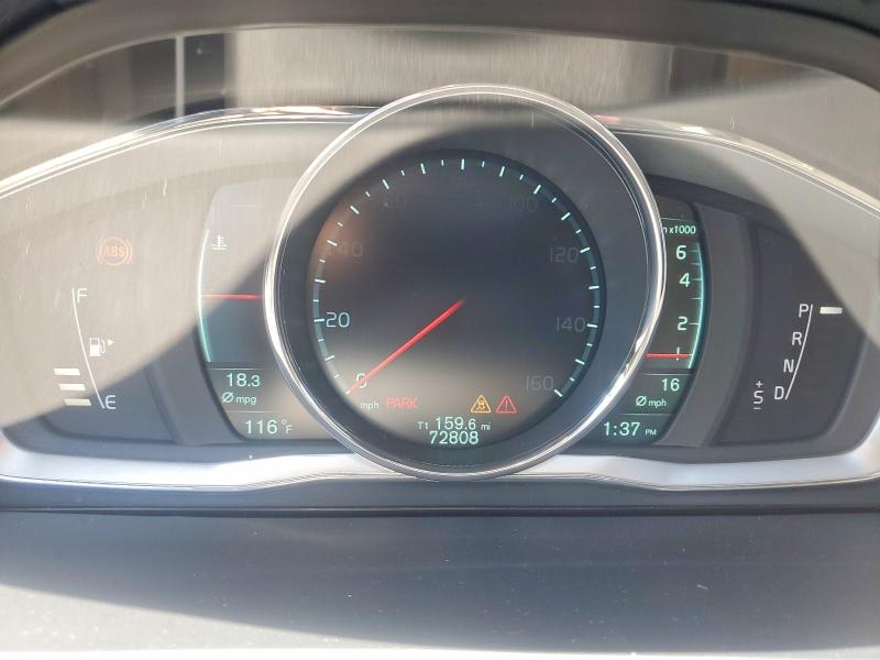2015 Volvo V60 VIN YV126MED8F1192212 COPART salvage auction — FRONT END, Ca - Salvage Certificate, sold $1,900 on 2026-08-26 (photo 9)