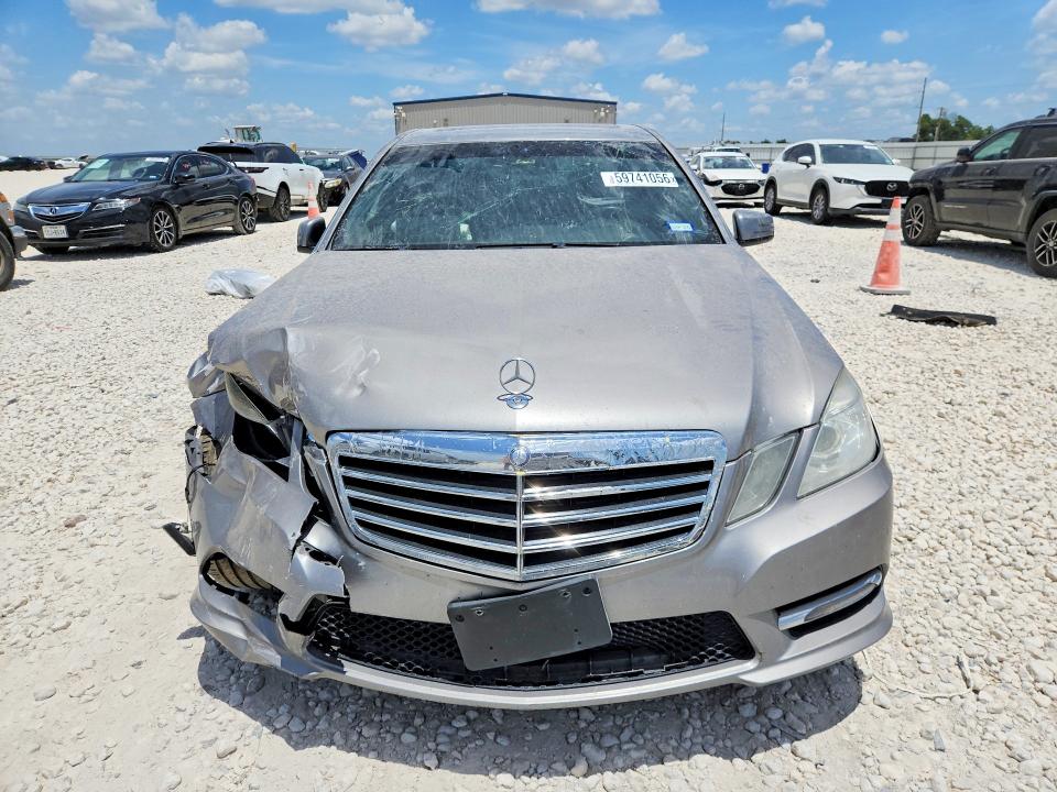 2013 Mercedes-benz E-klasse VIN WDDHF5KB0DA706548 COPART salvage auction — FRONT END, TX - SALVAGE VEHICLE TITLE (P), sold $850 on 2026-07-16 (photo 5)