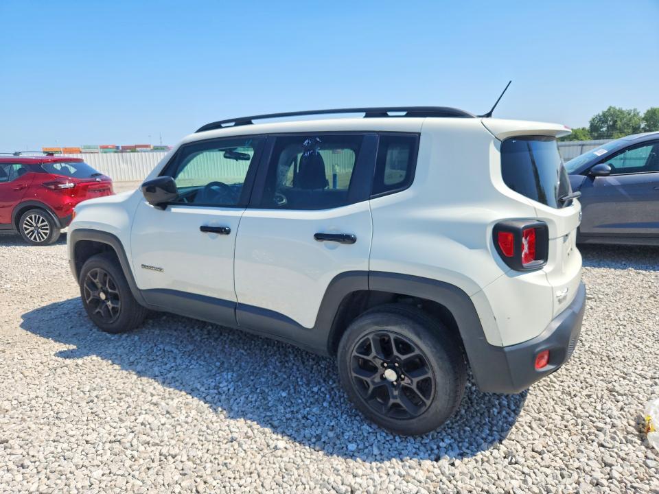2017 Jeep Renegade VIN ZACCJBAB8HPG38105 COPART salvage auction — FRONT END, Va - Certificate Of Title, sold $1,650 on 2026-08-14 (photo 2)