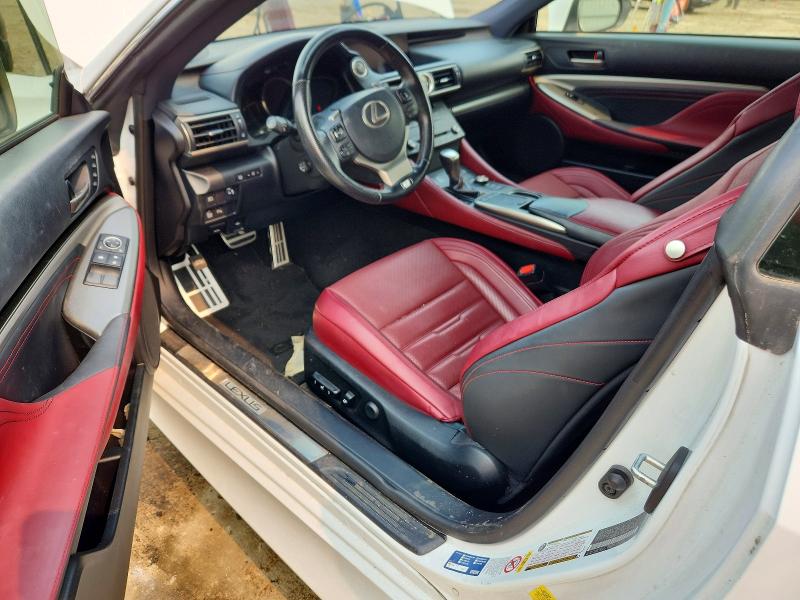 2018 Lexus Rc VIN JTHS85BC2J5004186 COPART salvage auction — WATER/FLOOD, Salvage Title, sold $8,900 on 2026-08-31 (photo 8)