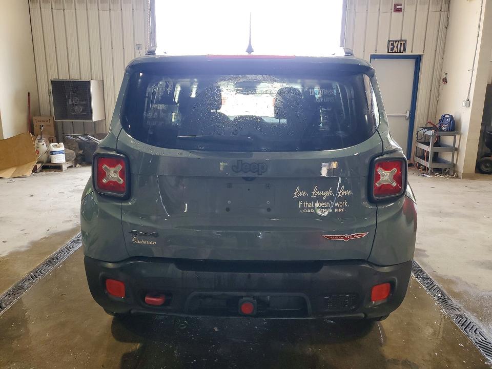 2017 Jeep Renegade VIN ZACCJBCB9HPE45717 COPART salvage auction — FRONT END, Pa - Certificate Of Salvage, sold $2,700 on 2026-08-13 (photo 6)