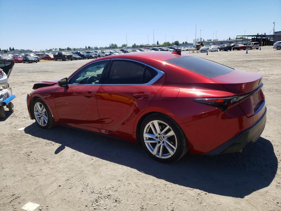 2021 Lexus Is 300 VIN JTHCA1D20M5113921 COPART salvage auction — FRONT END, CA - SALVAGE CERTIFICATE, sold $10,800 on 2026-08-13 (photo 2)