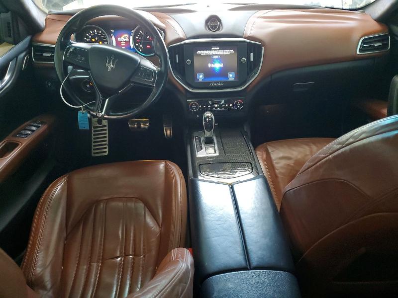 2014 Maserati Ghibli VIN ZAM57RTA9E1090028 COPART salvage auction — FRONT END, Pa - Cert Of Title, sold $2,100 on 2026-08-05 (photo 8)