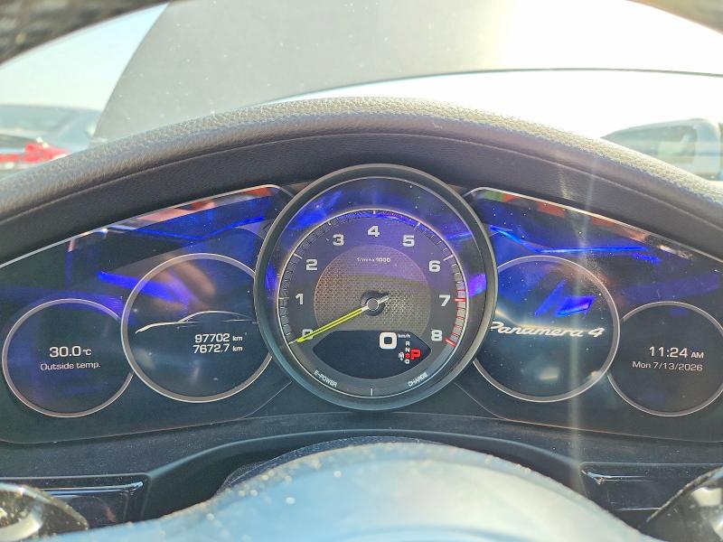 2018 Porsche Panamera VIN WP0AE2A71JL177279 COPART salvage auction — REAR END, On - Permit No Brand - Unfit, sold $19,350 on 2026-08-13 (photo 9)