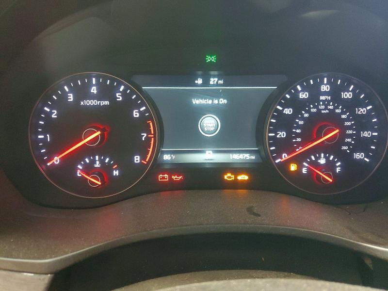 2018 Kia Cadenza VIN KNALC4J14J5098051 COPART salvage auction — MECHANICAL, Wv - Certificate Of Title (P), sold $4,150 on 2026-07-30 (photo 9)