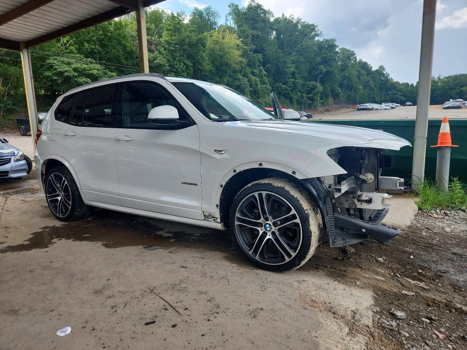 2016 BMW X3 VIN 5UXWX9C59G0D82056 COPART salvage auction — FRONT END, Al - Cert Of Title-Salvage Title, sold $2,600 on 2026-07-24 (photo 4)