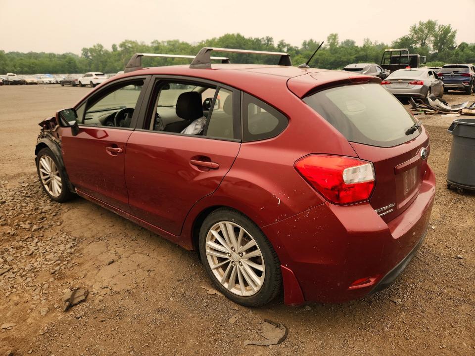 2012 Subaru Impreza VIN JF1GPAD62CH233825 COPART salvage auction — FRONT END, CT - CERT OF TITLE-SALVAGE, sold $450 on 2026-07-28 (photo 2)