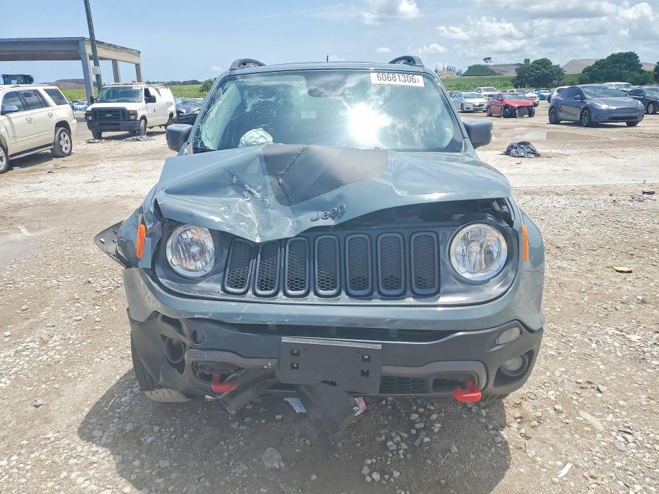 2016 Jeep Renegade VIN ZACCJBCTXGPC92093 COPART salvage auction — FRONT END, FL - CERT OF TITLE SLVG REBUILDABLE, sold $850 on 2026-08-18 (photo 5)