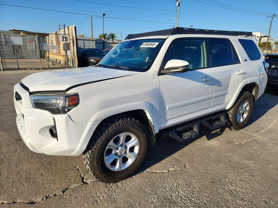 2020 Toyota 4runner VIN JTEBU5JR4L5781633 COPART salvage auction — FRONT END, Ca - Salvage Certificate (P), sold $12,000 on 2026-07-27 (photo 1)