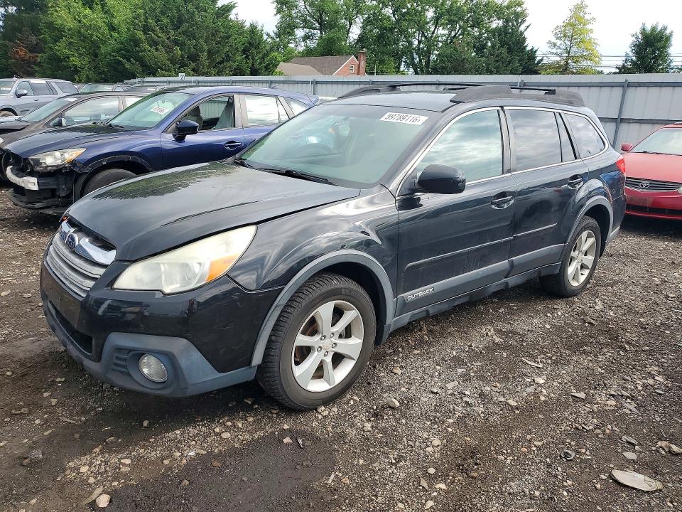 2014 Subaru Outback VIN 4S4BRBCC0E3312305 COPART salvage auction — FRONT END, Md - Cert Of Salvage < 75% Damage, sold $725 on 2026-07-27 (photo 1)