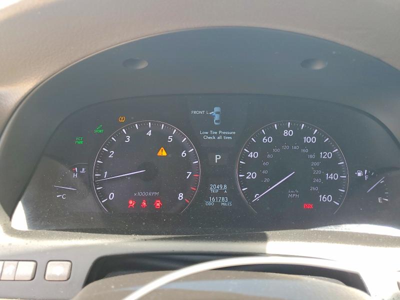 2010 Lexus Ls 460 VIN JTHGL5EF6A5040084 COPART salvage auction — WATER/FLOOD, FL - CERT OF TITLE-SLVG REBLD FLOOD, sold $100 on 2026-07-28 (photo 9)