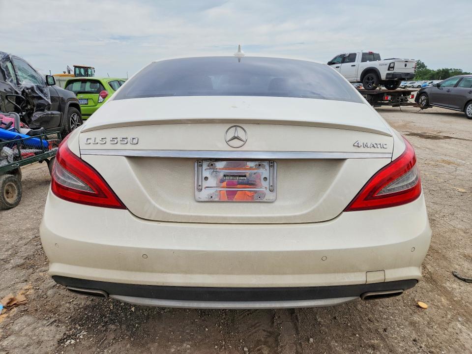 2012 Mercedes-benz Cls-klasse VIN WDDLJ9BBXCA055069 COPART salvage auction — WATER/FLOOD, KS - CERT OF TITLE-SALVAGE, sold $175 on 2026-08-05 (photo 6)