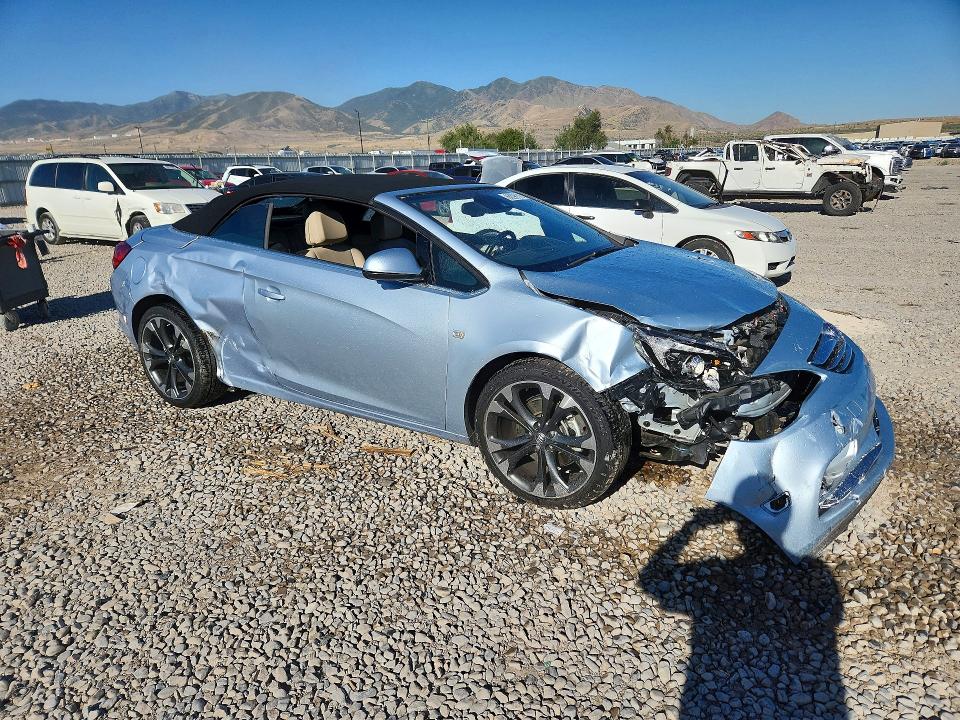 2017 Buick Cascada VIN W04WH3N58HG087751 COPART salvage auction — FRONT END, Ut - Salvage Certificate, sold $575 on 2026-08-21 (photo 4)