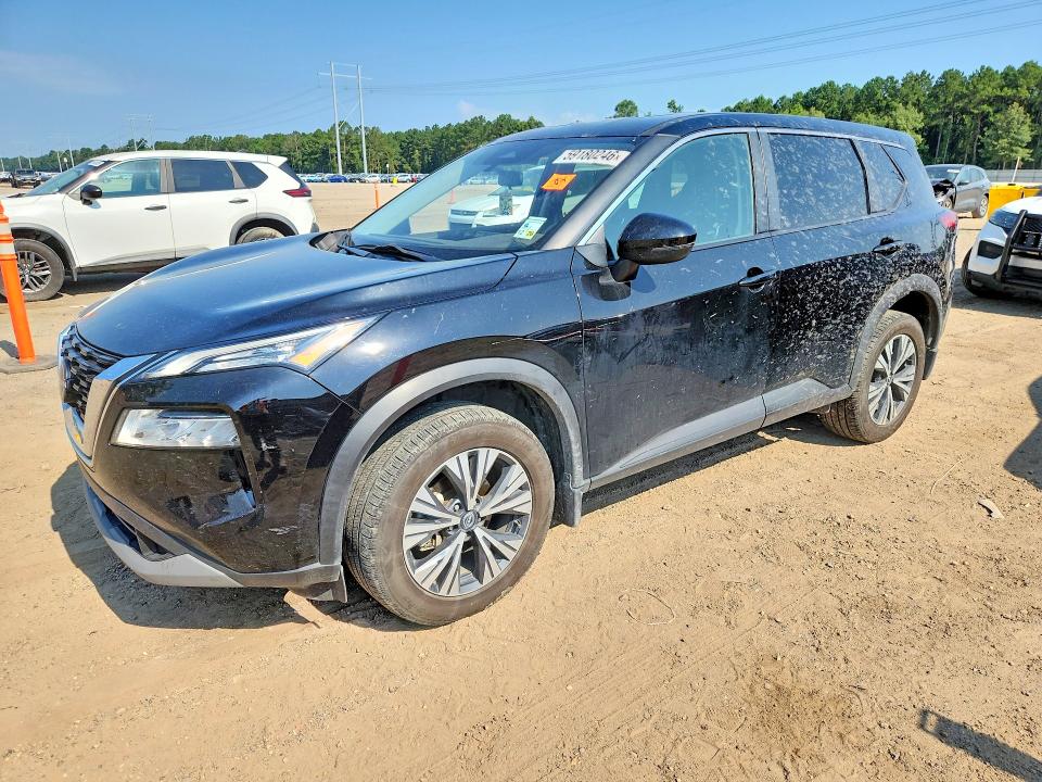 2022 Nissan Rogue VIN 5N1BT3BA3NC729067 COPART salvage auction — WATER/FLOOD, La - Cert Of Title-Salvage Flood, sold $4,400 on 2026-08-07 (photo 1)