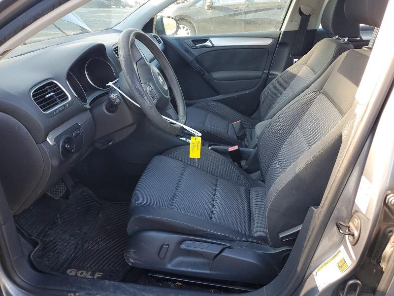 2012 Volkswagen Golf VIN WVWDB7AJ8CW196928 COPART salvage auction — FRONT END, Salvage Title, sold $1,100 on 2026-07-17 (photo 7)