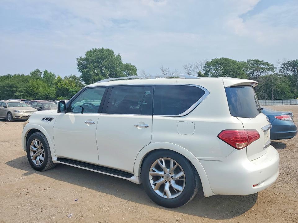 2012 Infiniti Qx56 VIN JN8AZ2NE2C9022130 COPART salvage auction — MINOR DENT/SCRATCHES, IA - CERTIFICATE OF TITLE, sold $2,000 on 2026-07-31 (photo 2)