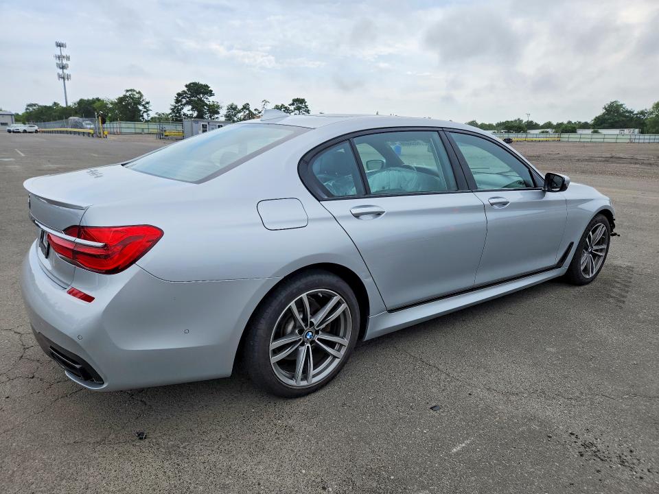 2018 BMW 7er VIN WBA7E4C59JGV28091 COPART salvage auction — FRONT END, Ny - Mv-907A Salvage Certificate, sold $80 on 2026-07-27 (photo 3)