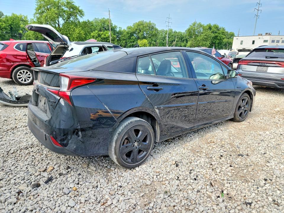 2022 Toyota Prius VIN JTDKAMFU9N3174095 COPART salvage auction — FRONT END, Oh - Cert Of Title-Salvage, sold $600 on 2026-07-24 (photo 3)