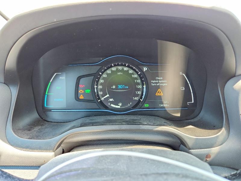 2017 Hyundai Ioniq VIN KMHC05LC5HU026688 COPART salvage auction — FRONT END, Ok - Certificate Of Title, sold $1,100 on 2026-07-28 (photo 9)