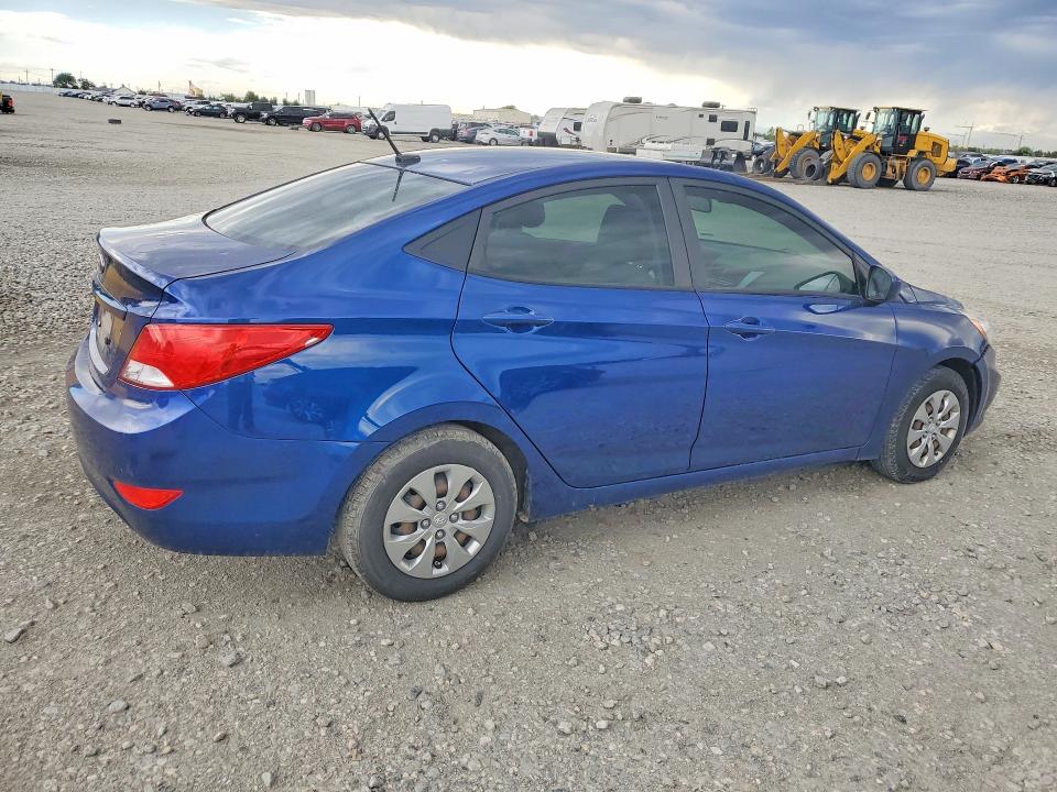 2017 Hyundai Accent VIN KMHCT4AE9HU186188 COPART salvage auction — FRONT END, Co - Public - Salvage Title, sold $1,250 on 2026-07-16 (photo 3)