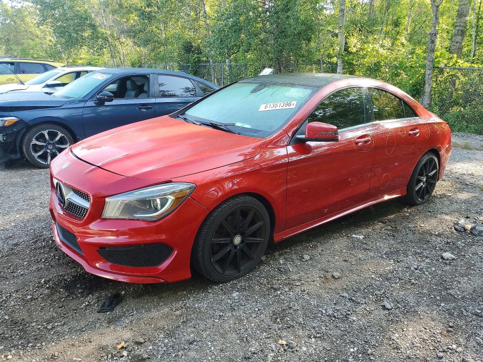 2016 Mercedes-benz Cla-class VIN WDDSJ4GB5GN377432 COPART salvage auction — FRONT END, On - Permit No Brand - Unfit, sold $2,700 on 2026-07-30 (photo 1)