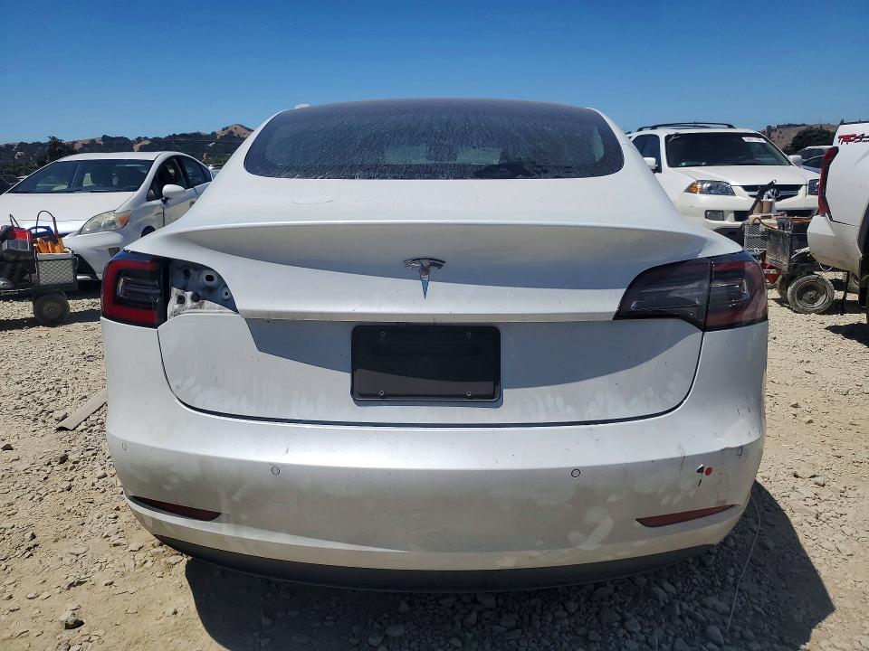 2020 Tesla Model 3 VIN 5YJ3E1EA8LF661724 COPART salvage auction — REAR END, Ca - Salvage Certificate, sold $4,800 on 2026-07-28 (photo 6)