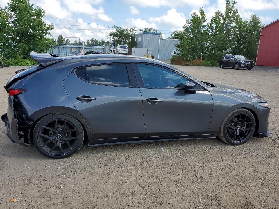 2021 Mazda 3 VIN JM1BPBMYXM1342233 COPART salvage auction — REAR END, On - Permit Salvage, sold $6,300 on 2026-07-23 (photo 3)