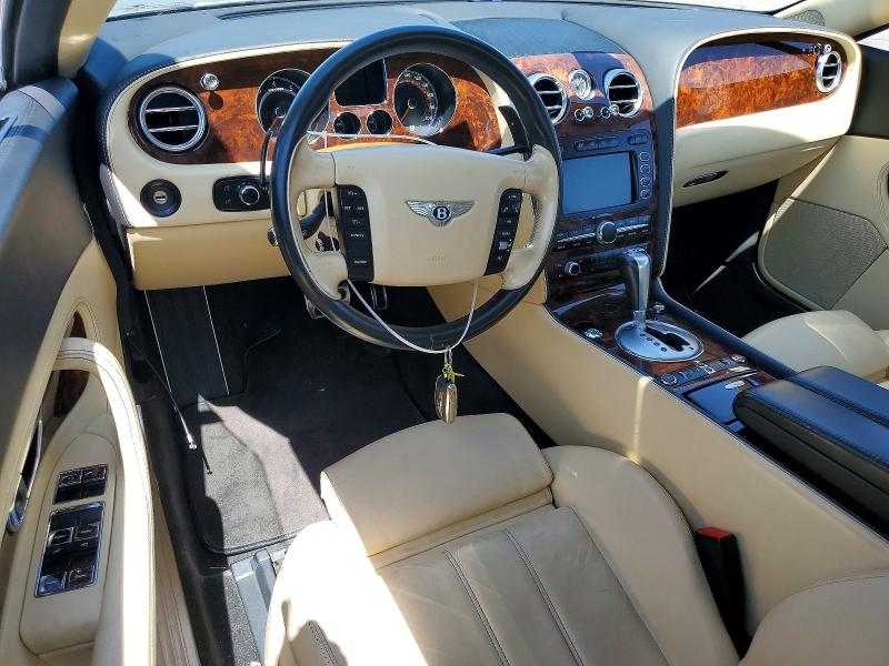 2007 Bentley Continental VIN SCBDR33W77C048809 COPART salvage auction — FRONT END, CA - SALVAGE CERTIFICATE, sold $7,800 on 2026-09-01 (photo 8)