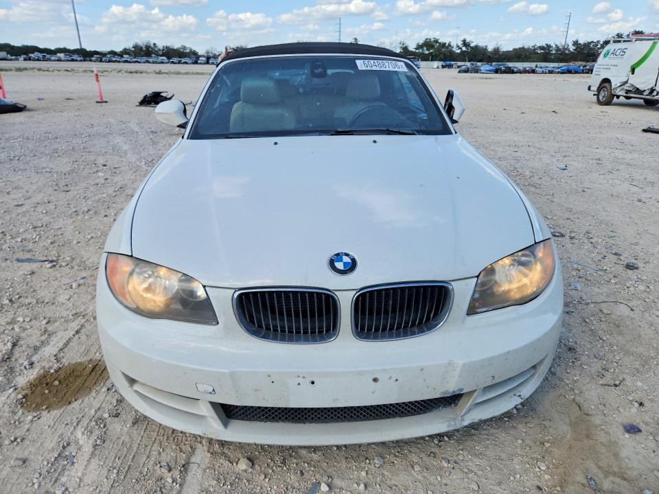 2010 BMW 1 series VIN WBAUN1C54AVH81819 COPART salvage auction — SIDE, TX - SALVAGE VEHICLE TITLE (P), sold $800 on 2026-07-16 (photo 5)