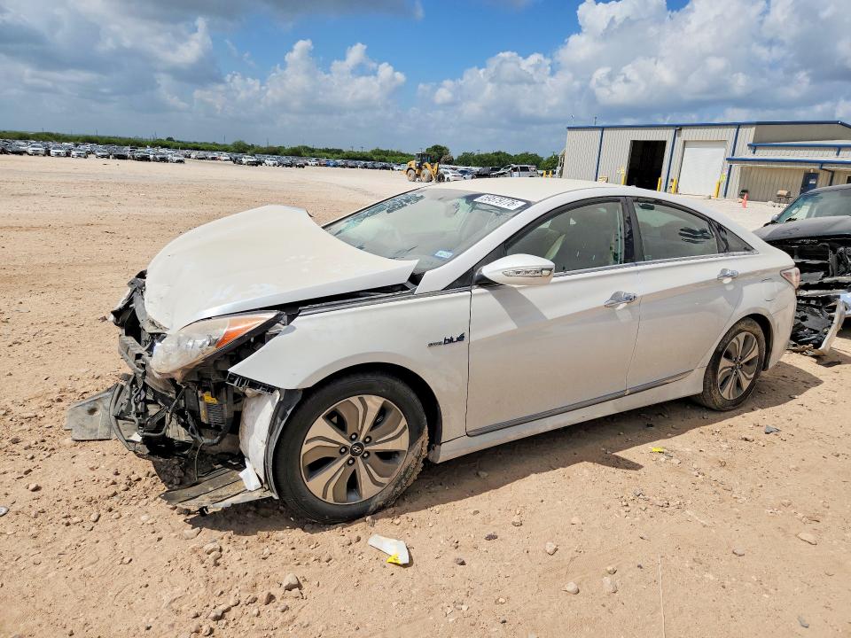 2013 Hyundai Sonata VIN KMHEC4A47DA092449 COPART salvage auction — FRONT END, Tx - Salvage Vehicle Title, sold $70 on 2026-07-23 (photo 1)