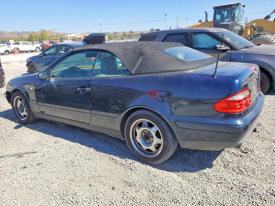 1999 Mercedes-benz Clk-class VIN WDBLK65G5XT024463 COPART salvage auction — FRONT END, CA - SALVAGE CERTIFICATE, sold $250 on 2026-07-29 (photo 2)