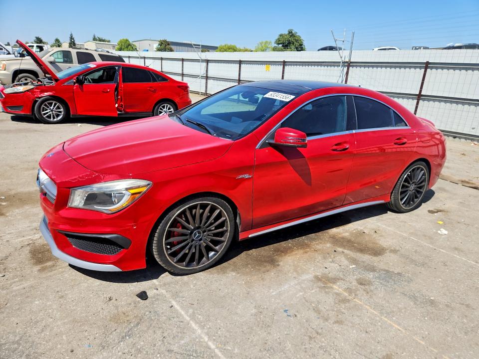2014 Mercedes-benz Cla-klasse amg VIN WDDSJ5CB3EN076649 COPART salvage auction — SIDE, Ca - Salvage Certificate, sold $4,300 on 2026-08-07 (photo 1)