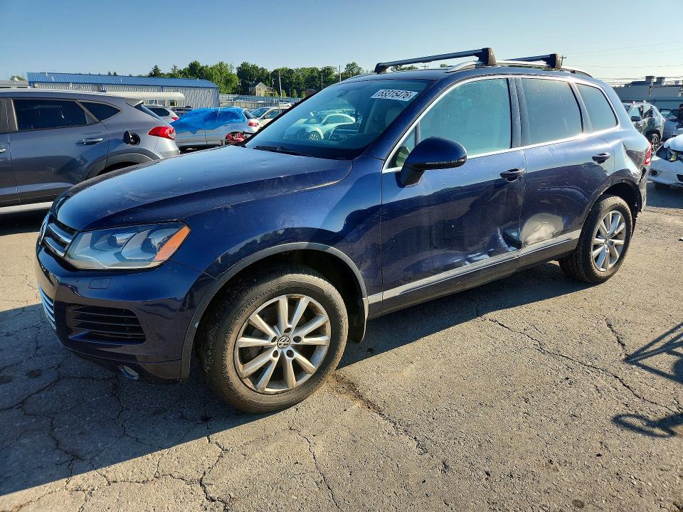 2013 Volkswagen Touareg VIN WVGEF9BP3DD001589 COPART salvage auction — SIDE, Pa - Certificate Of Salvage, sold $1,250 on 2026-08-07 (photo 1)