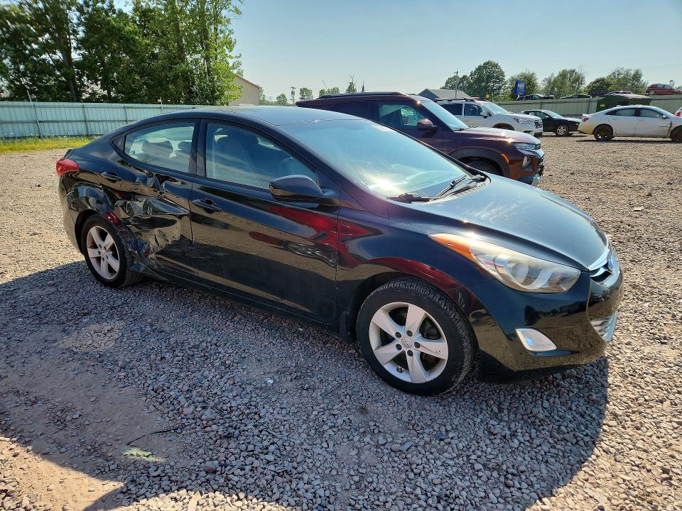 2013 Hyundai Elantra VIN KMHDH4AE6DU903615 COPART salvage auction — SIDE, Ny - Mv-907A Salvage Certificate, sold $500 on 2026-07-20 (photo 4)