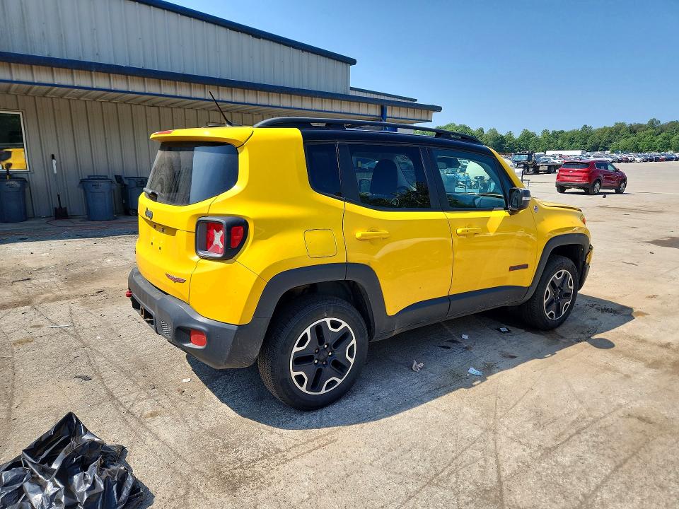 2017 Jeep Renegade VIN ZACCJBCB9HPE54546 COPART salvage auction — FRONT END, PA - CERTIFICATE OF SALVAGE, sold $100 on 2026-07-30 (photo 3)