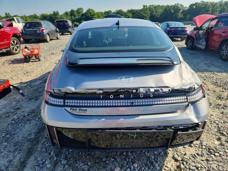 2023 Hyundai Ioniq 6 VIN KMHM34AA5PA026598 COPART salvage auction — REAR END, Ga - Cert Of Title-Salvage, sold $2,450 on 2026-07-30 (photo 6)
