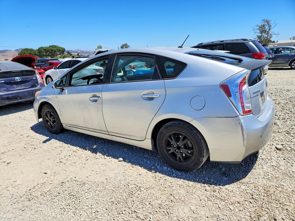 2013 Toyota Prius VIN JTDKN3DU3D0339527 COPART salvage auction — FRONT END, Ca - Salvage Certificate, sold $400 on 2026-07-30 (photo 2)