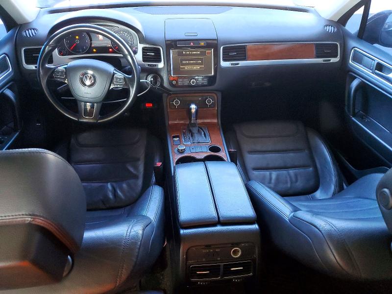 2012 Volkswagen Touareg VIN WVGEK9BP9CD007231 COPART salvage auction — MECHANICAL, Ca - Dis/Dlr/Exp Only Clean Title (P), sold $1,200 on 2026-07-28 (photo 8)