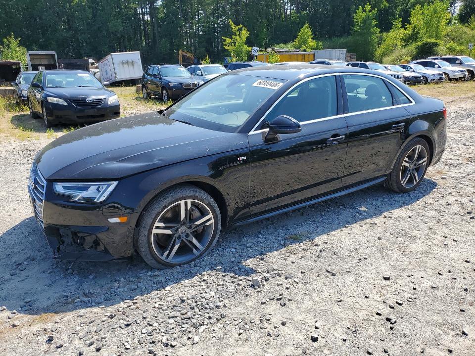 2017 Audi A4 VIN WAUENAF43HN025025 — COPART salvage auction photo