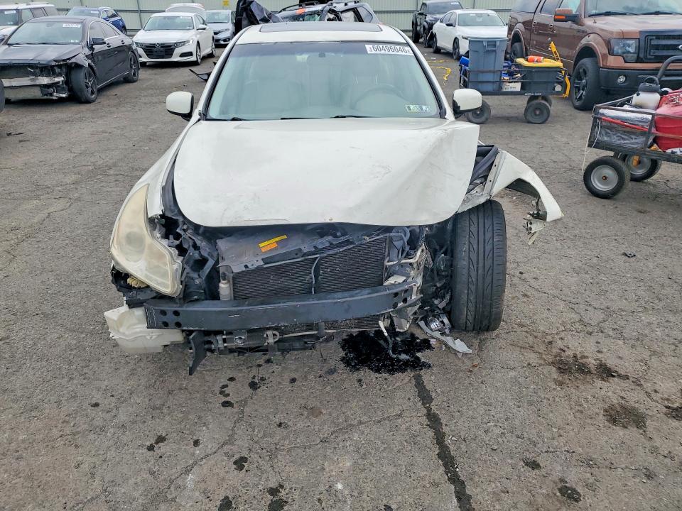 2008 Infi G35 VIN JNKBV61E78M221766 COPART salvage auction — FRONT END, PA - CERTIFICATE OF SALVAGE, sold $400 on 2026-07-17 (photo 5)