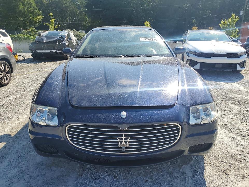 2008 Maserati Quattroporte VIN ZAMFE39A780038535 COPART salvage auction — MECHANICAL, Ga - Certificate Of Title, sold $525 on 2026-07-27 (photo 5)