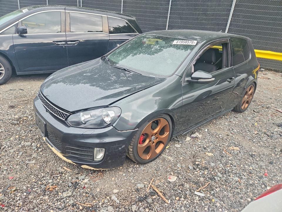 2012 Volkswagen Gti VIN WVWEV7AJ9CW218415 COPART salvage auction — SIDE, MD - CERT OF SALVAGE > 75% DAMAGE (P), sold $925 on 2026-07-28 (photo 1)