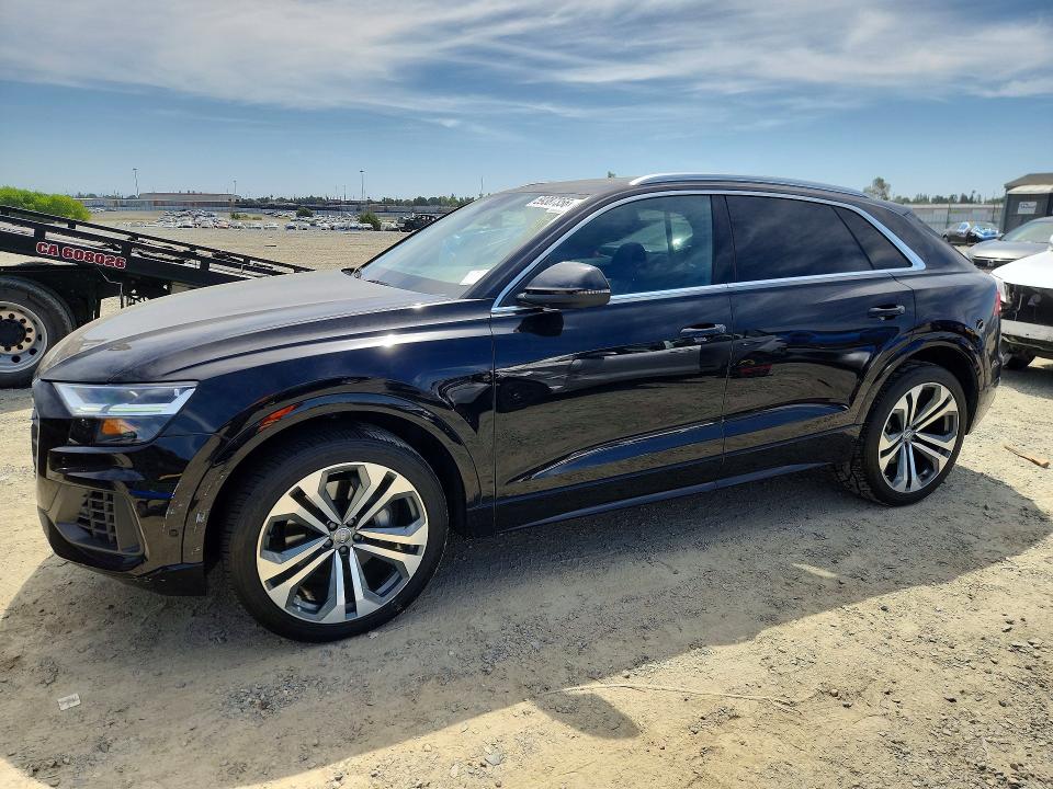 2019 Audi Q8 VIN WA1BVAF12KD011846 COPART salvage auction — MINOR DENT/SCRATCHES, Ca - Dis/Dlr/Exp App For Dup Clean, sold $11,700 on 2026-07-09 (photo 1)