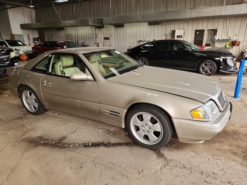 1999 Mercedes-benz Sl-class VIN WDBFA68F8XF186637 COPART salvage auction — FRONT END, WI - CERTIFICATE OF TITLE, sold $1,050 on 2026-07-27 (photo 4)