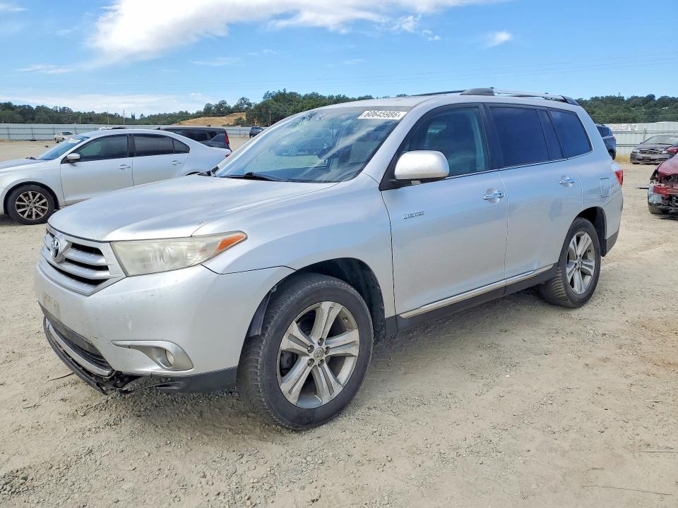 2012 Toyota Highlander VIN 5TDDK3EH1CS098176 COPART salvage auction — UNDERCARRIAGE, Salvage Title, sold $4,050 on 2026-07-24 (photo 1)